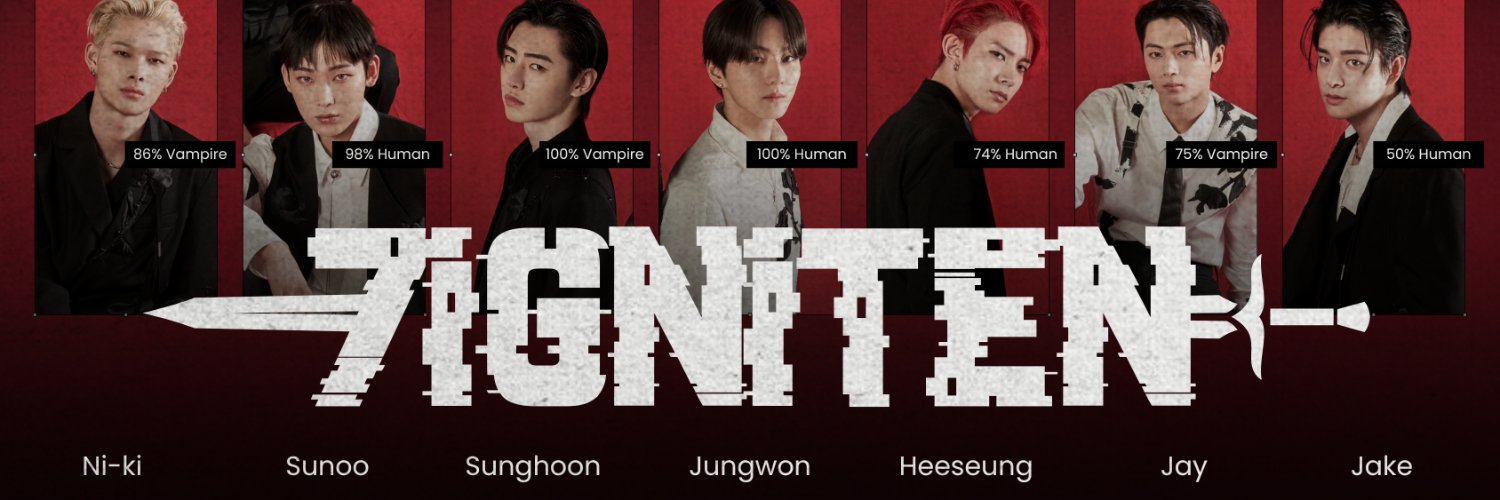 일곱 명의 열정적인, 엔하이픈 banner