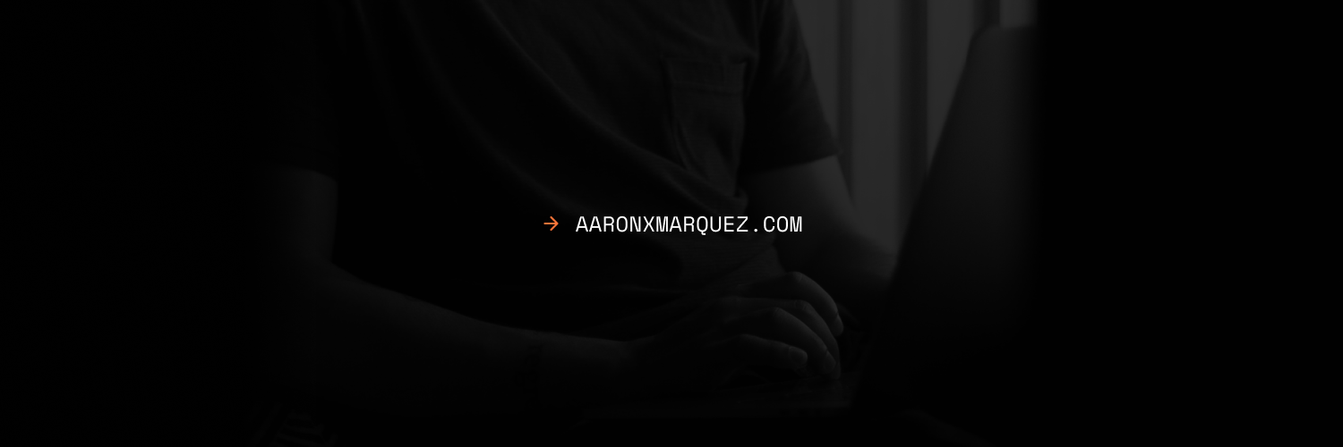 aaronxmarquez's profile banner image