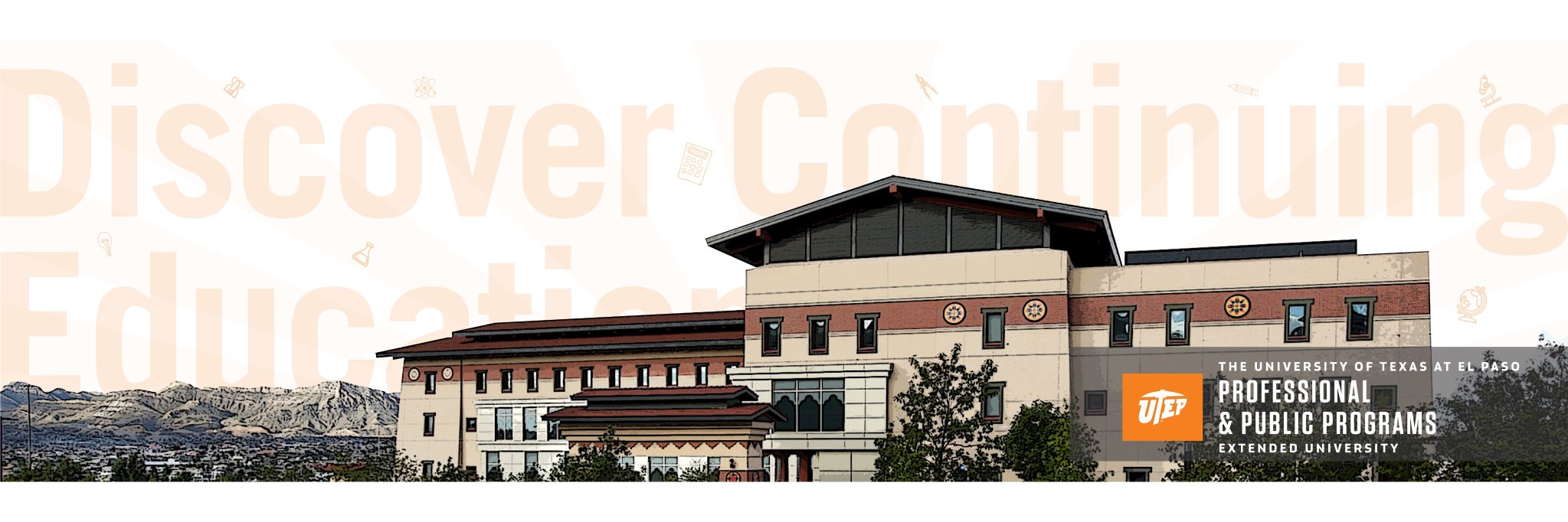 UTEP Professional and Public Programs banner