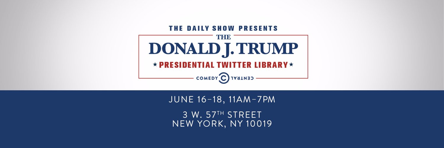 Trump Library banner
