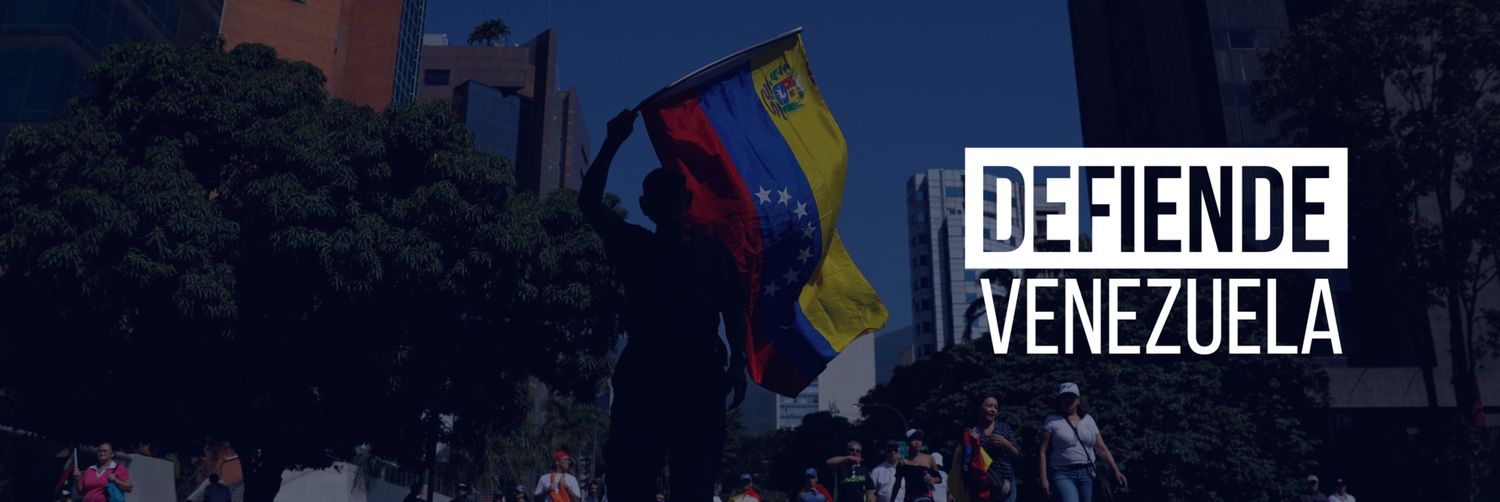 Defiende Venezuela banner