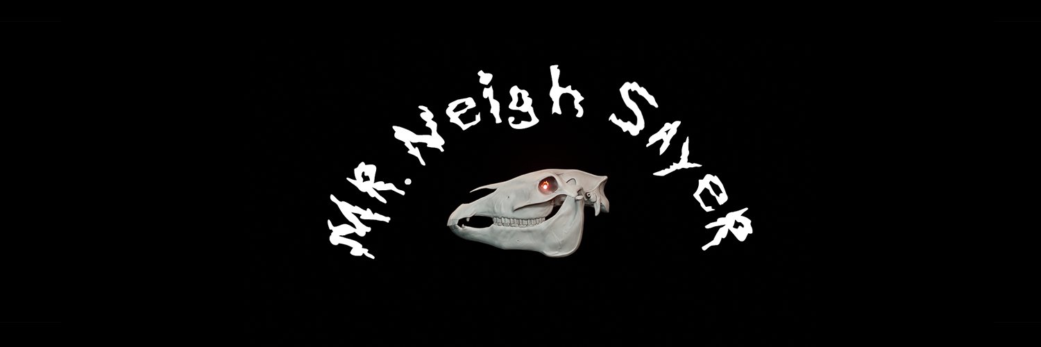 Mr. Neigh Sayer 🐴💀 banner