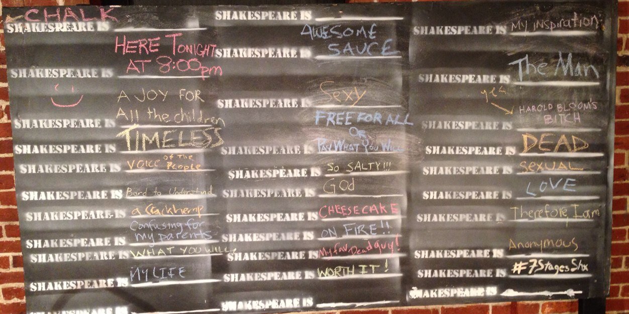 Seven Stages Shakespeare Company banner