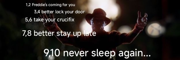 Freddie Krueger banner