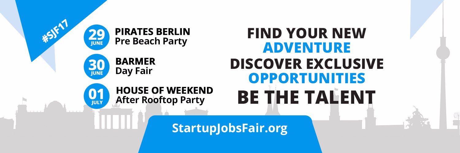 Startup Jobs Fair banner