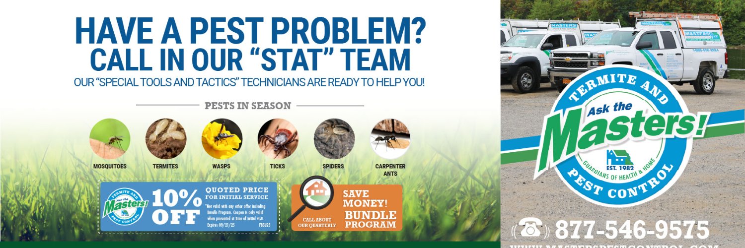 Masters Pest Control banner