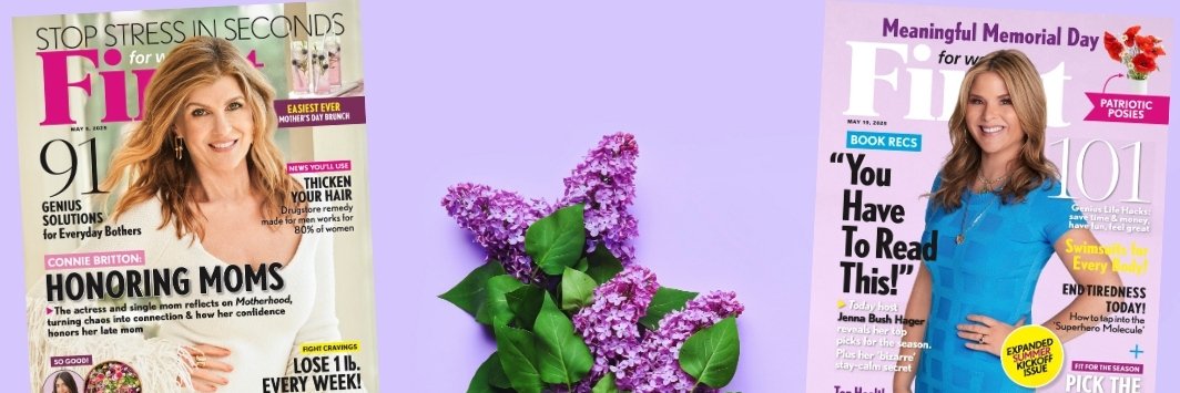 FIRST for Women Magazine banner