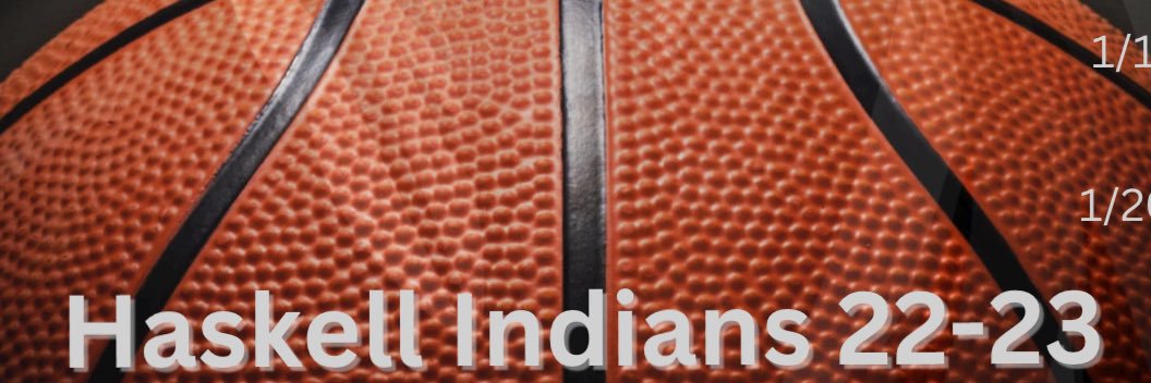 Indian Basketball banner