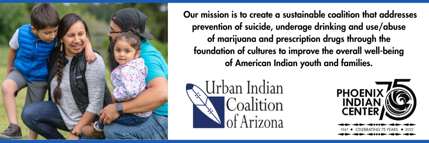 Urban Indian Coalition of Arizona (UICAZ) banner