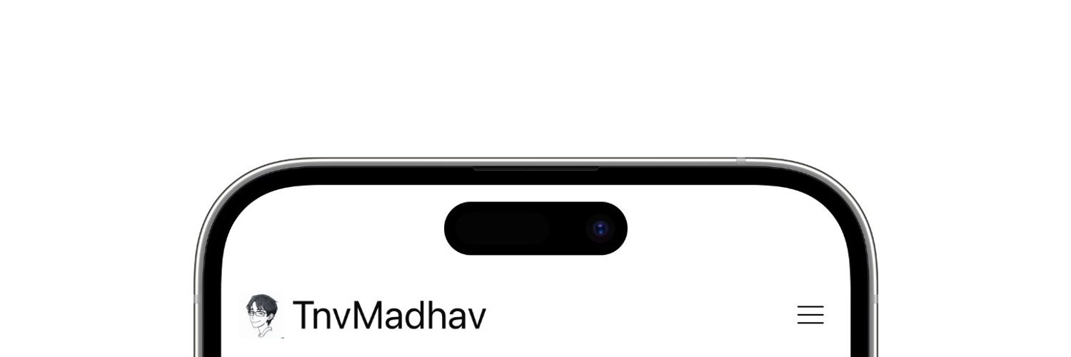 TnvMadhav Profile Banner