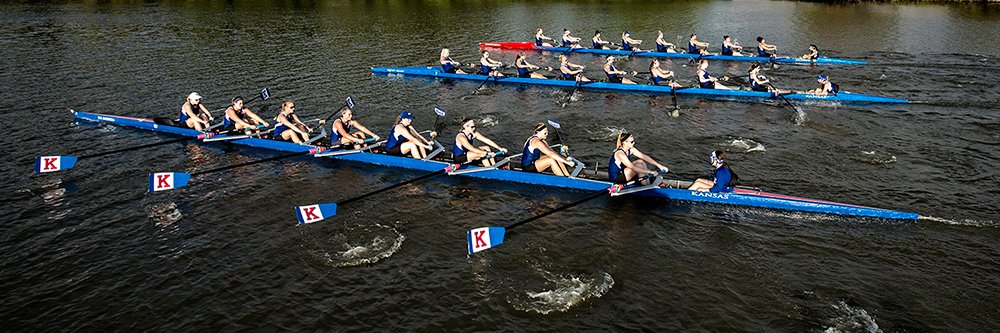 Kansas Rowing's banner