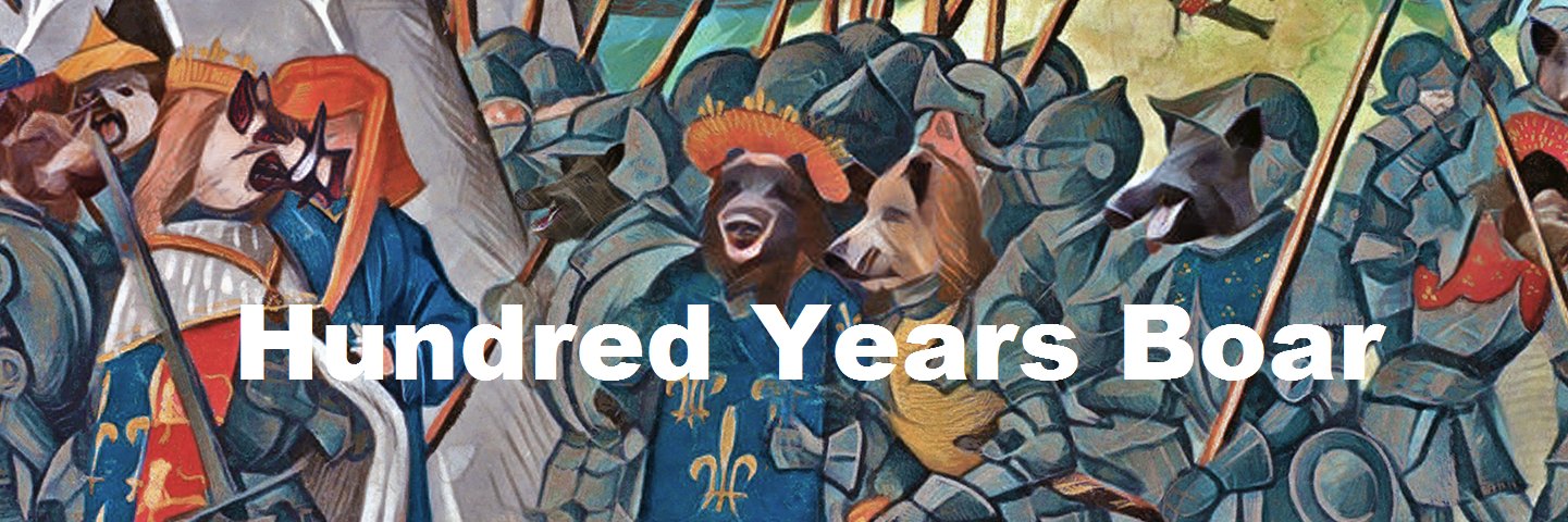 Hundred Years Boar banner