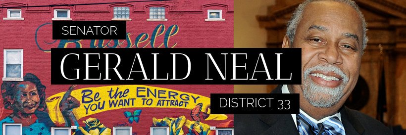 Senator Gerald Neal banner