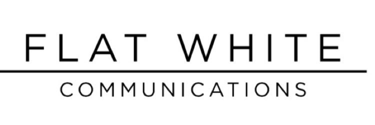 Flat White Comms banner