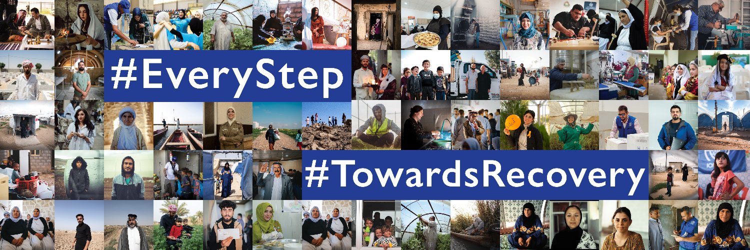 IOM Iraq's banner