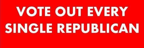 Say No To GOP banner