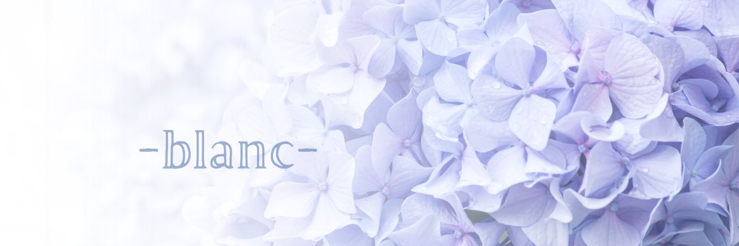 blanc* ブラン banner