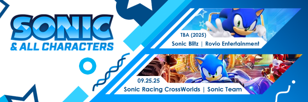 Sonic and all Characters's banner