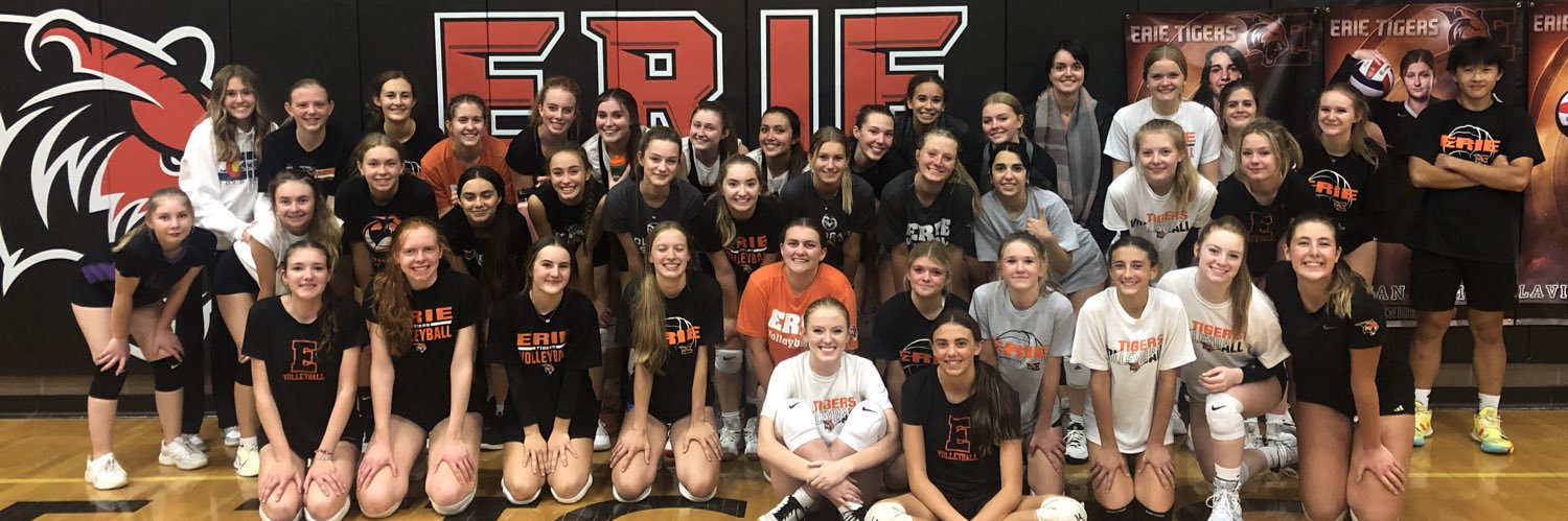 Erie High School Volleyball banner