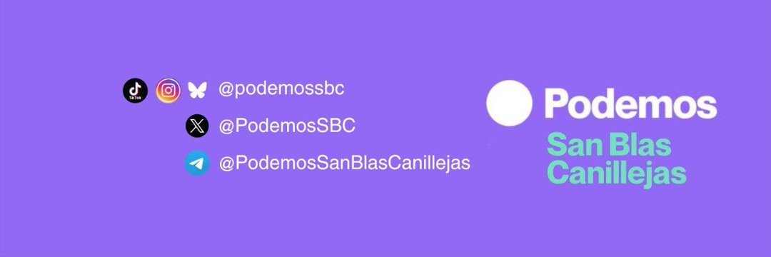 Podemos San Blas-Canillejas banner