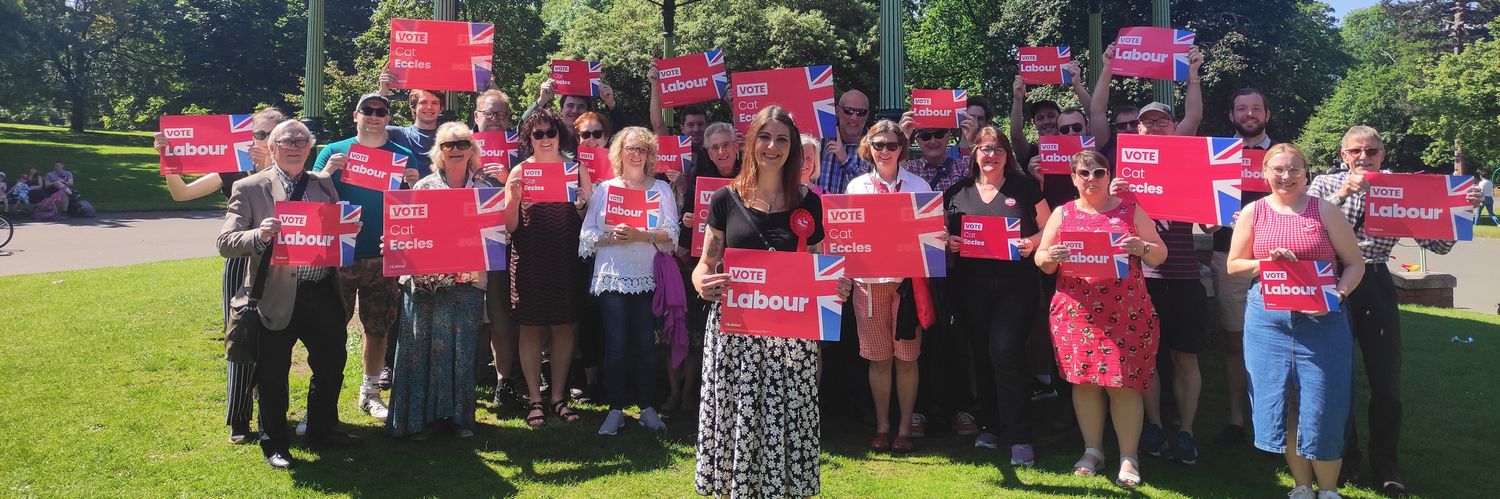Cat Eccles MP's banner
