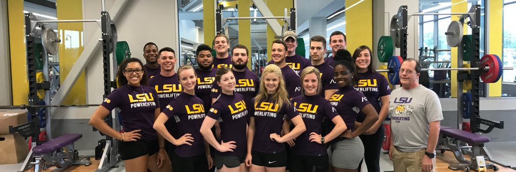 LSU Powerlifting banner
