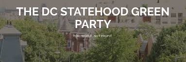 DC Statehood Green Party banner