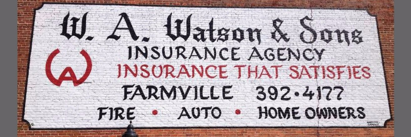W A Watson Insurance banner