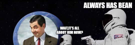 MR SPACE BEAN banner