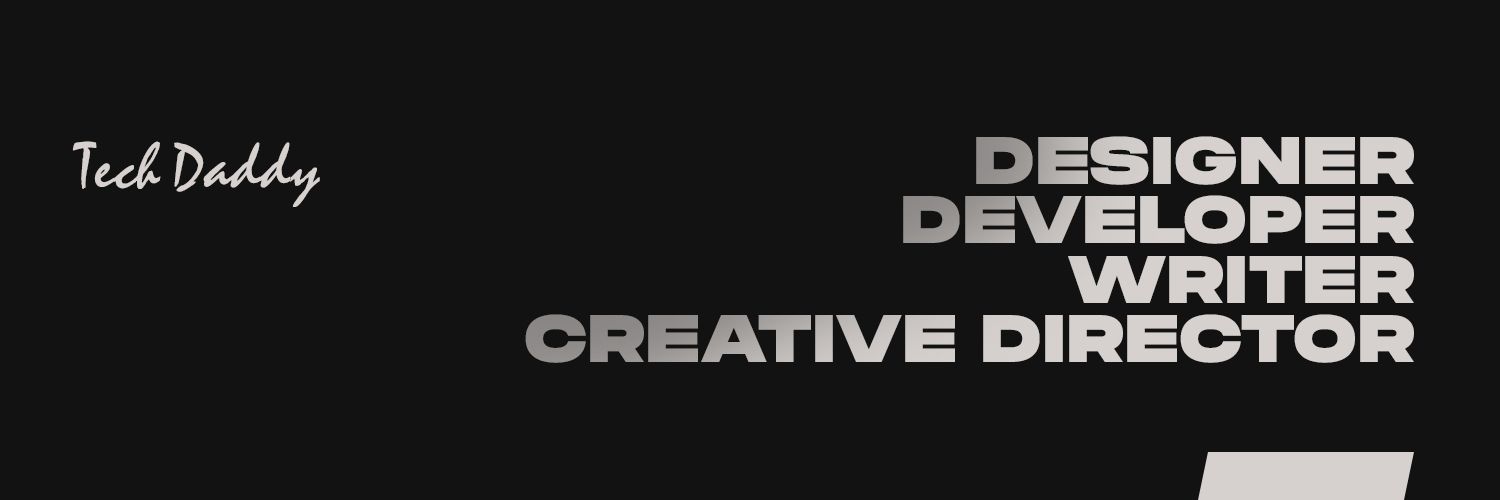 Tech Daddy banner