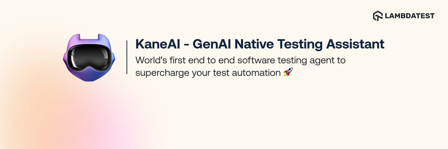 LambdaTest's banner