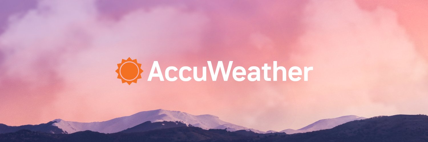 AccuWeather's banner