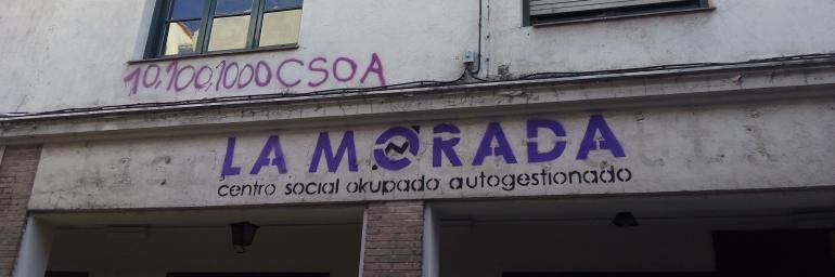 CSOA La Morada banner