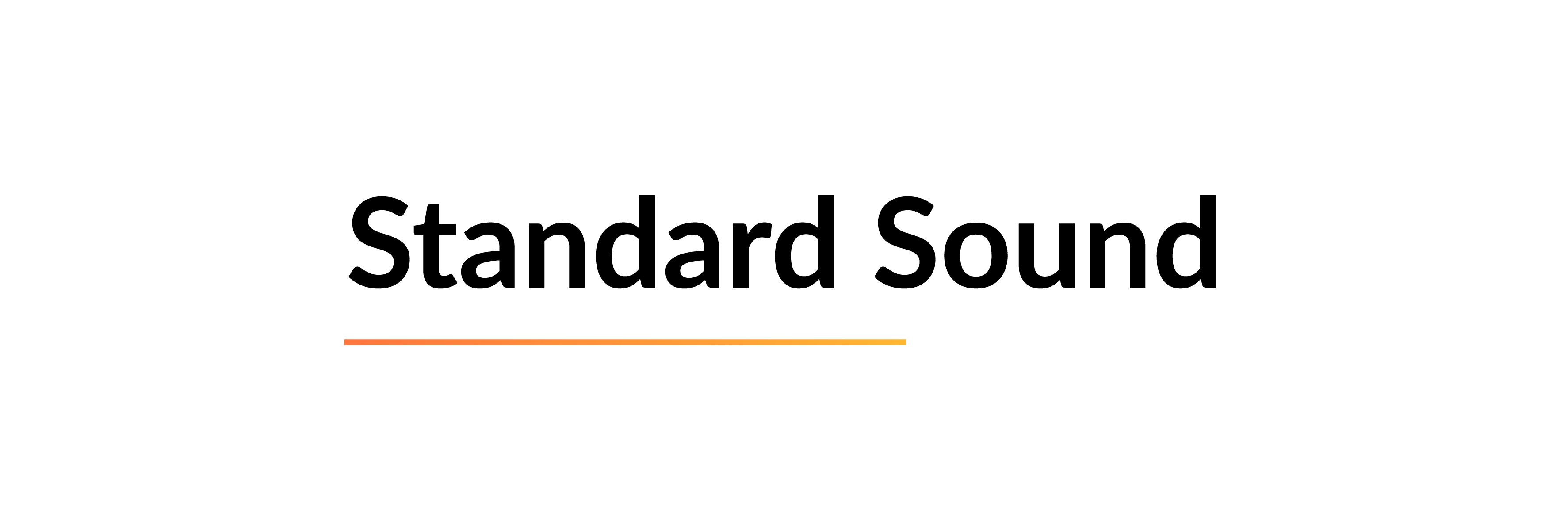 Standard Sound banner