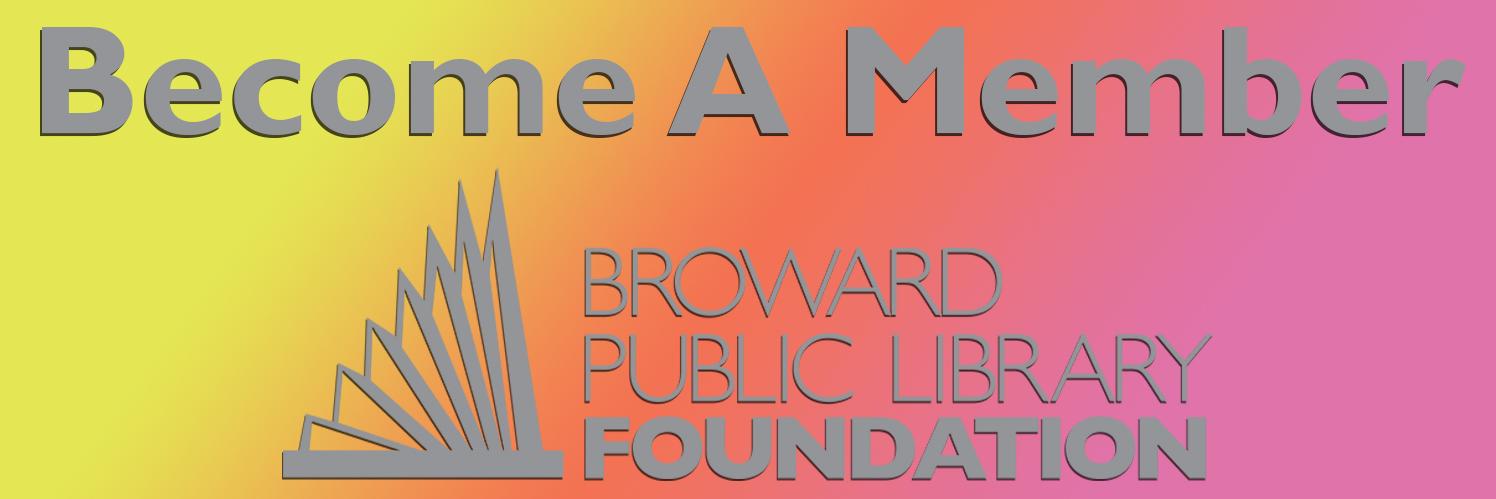 Broward Public Library Foundation's banner