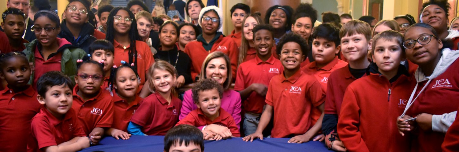 Gov. Kim Reynolds's banner