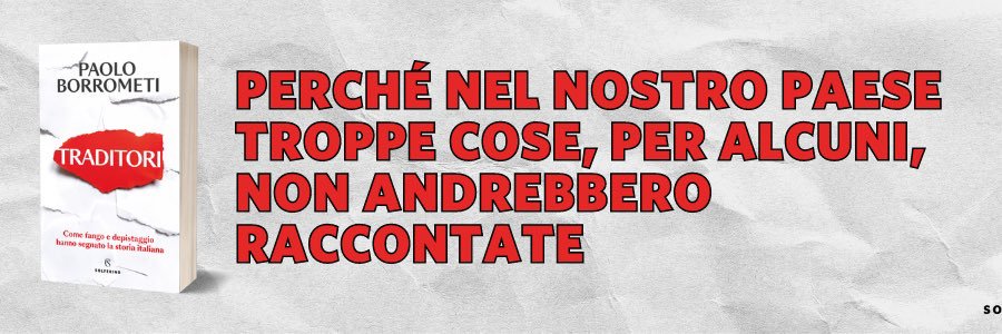Paolo Borrometi's banner