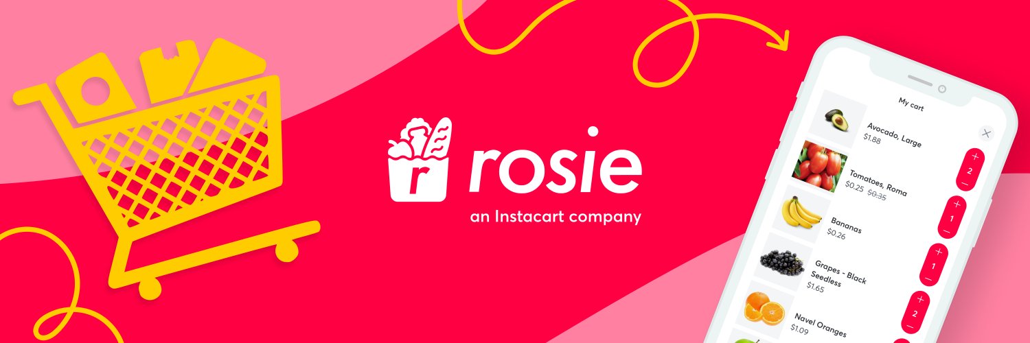 Rosie, an Instacart Company banner