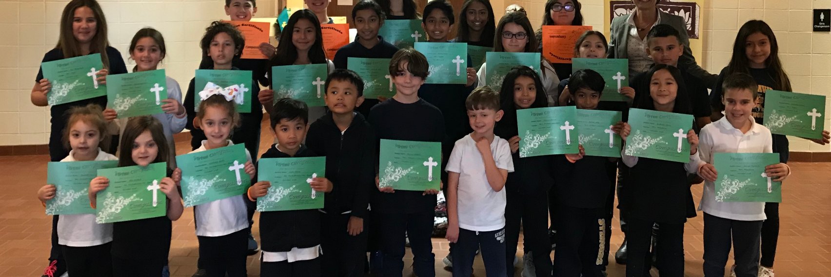 St. David CES, Maple banner