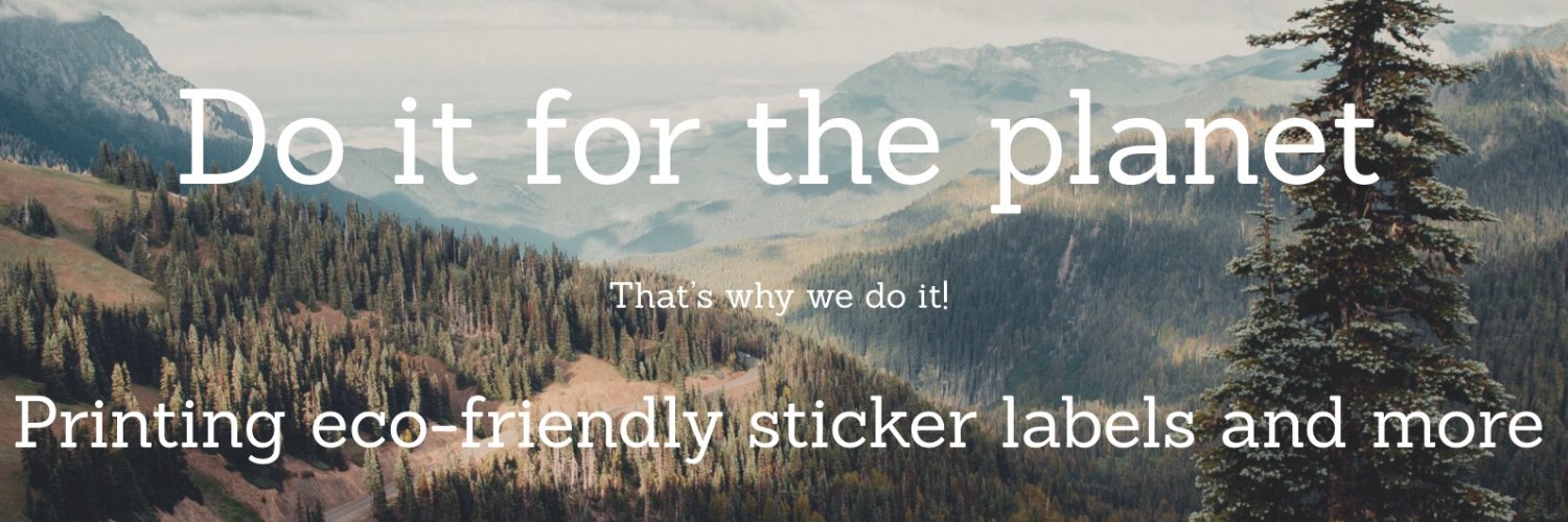 Plan It Green Printing banner