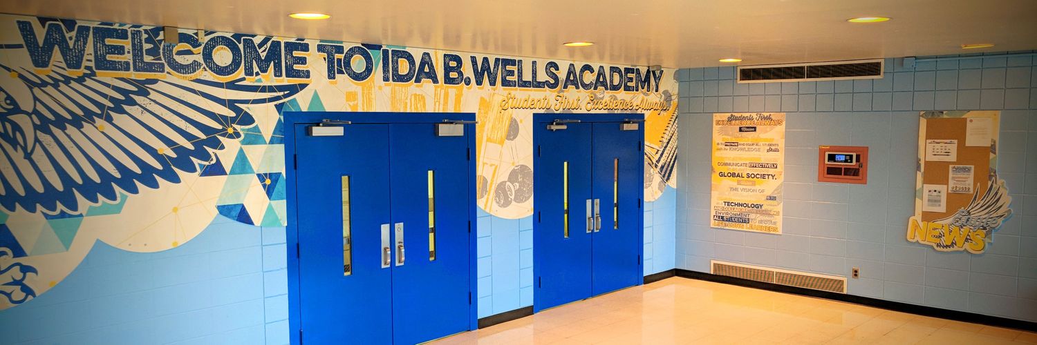 Ida B. Wells Academy banner