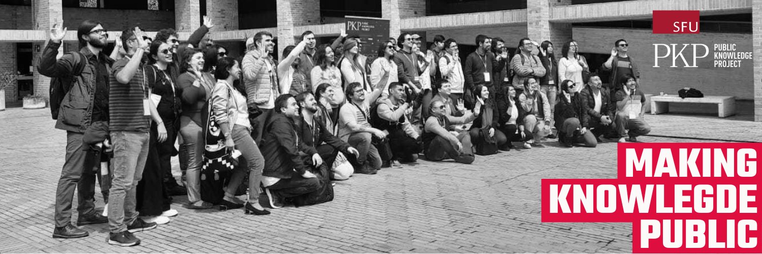 Public Knowledge Project (PKP) banner