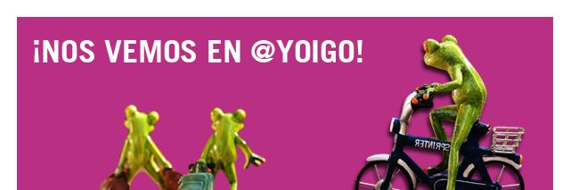 Estamos en @yoigo banner