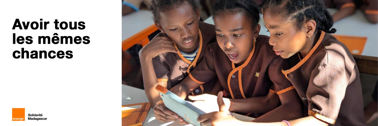Orange Solidarité Madagascar banner