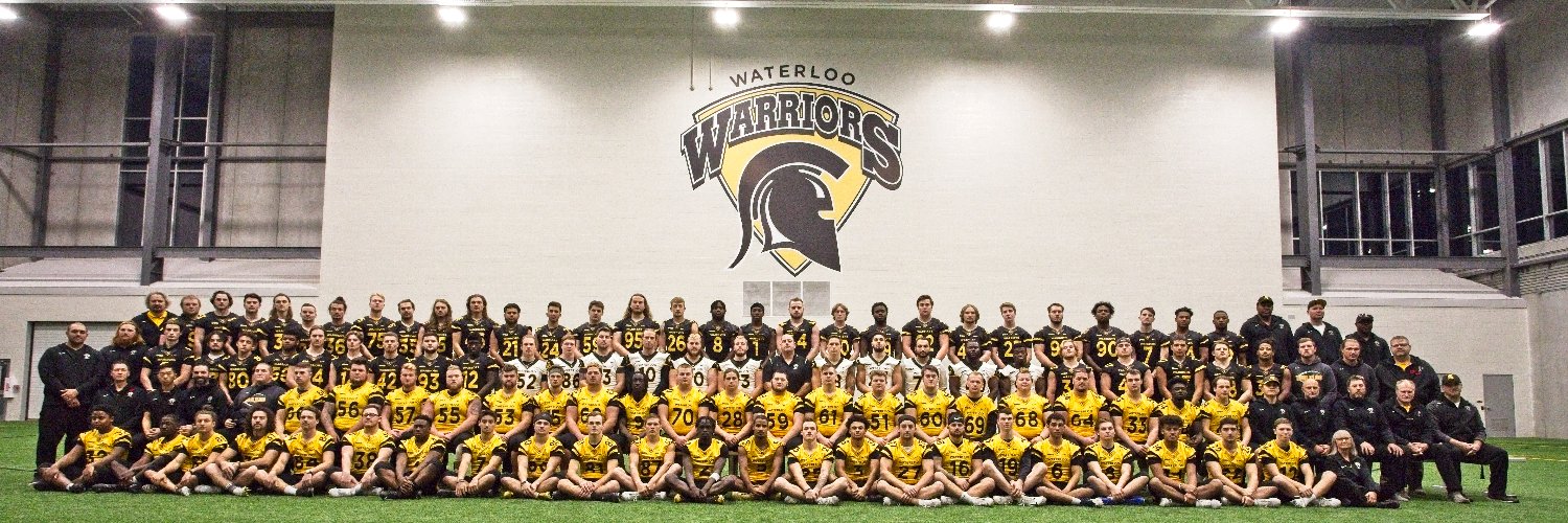 Waterloo Warriors Football banner