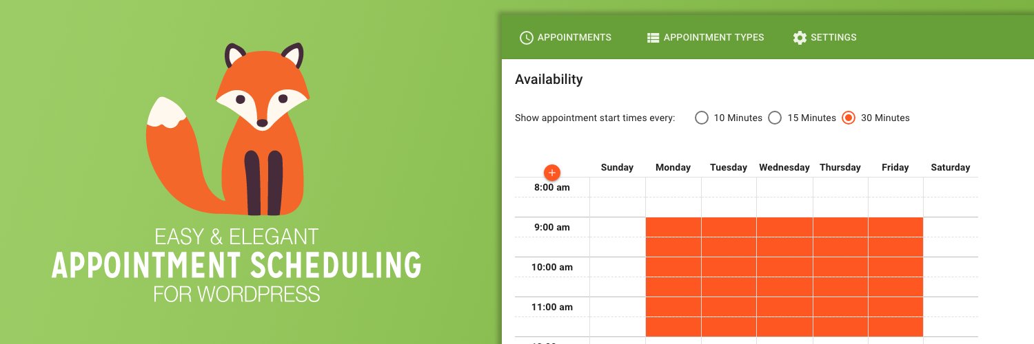 Simply Schedule Appointments 🦊 banner