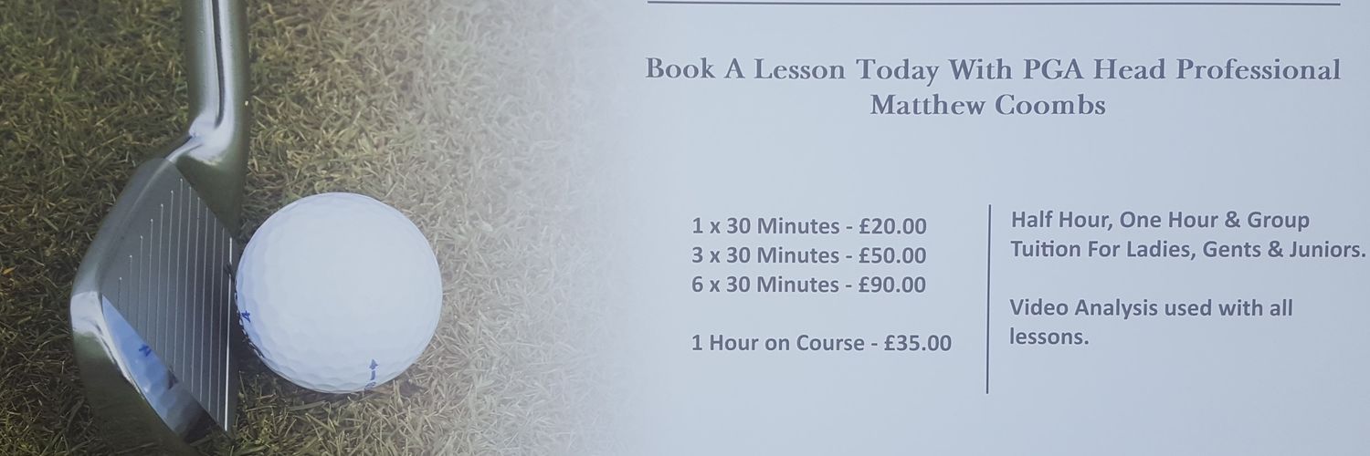 Pontypool Golf Shop banner