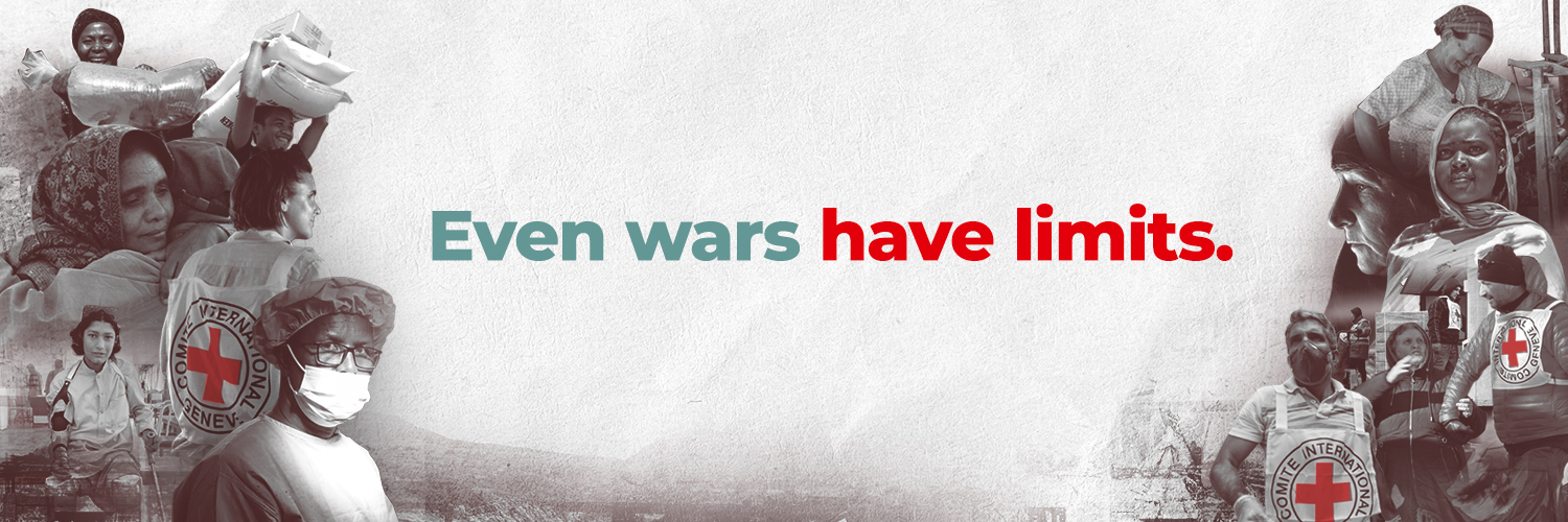 ICRC's banner