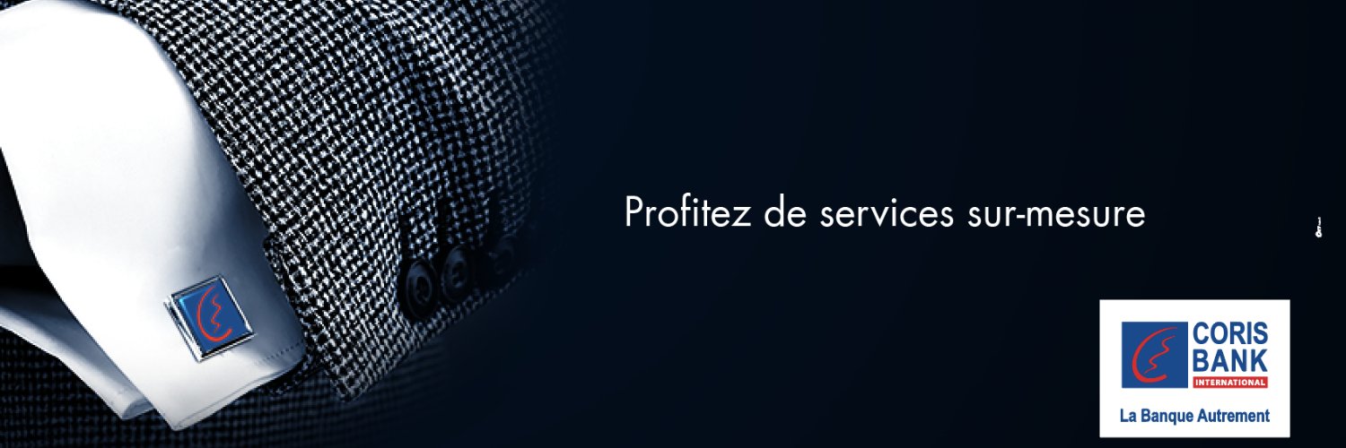 Coris Bank International banner