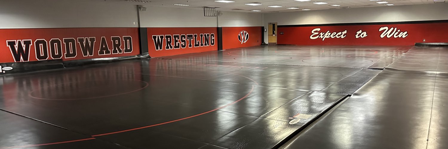 Woodward Wrestling banner